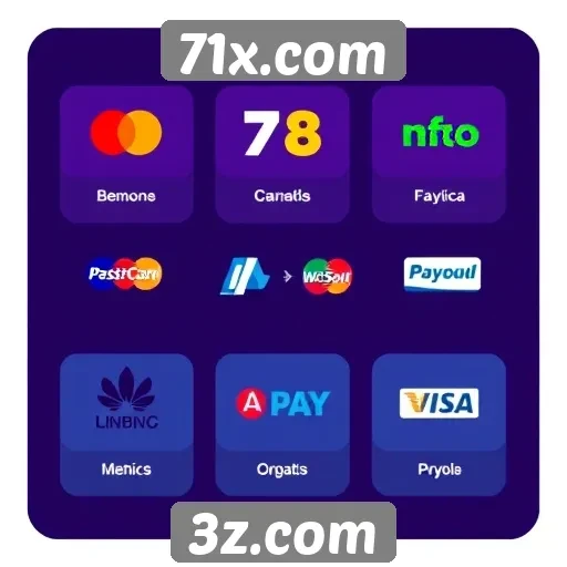 Exploração dos métodos de pagamento no 71x.com